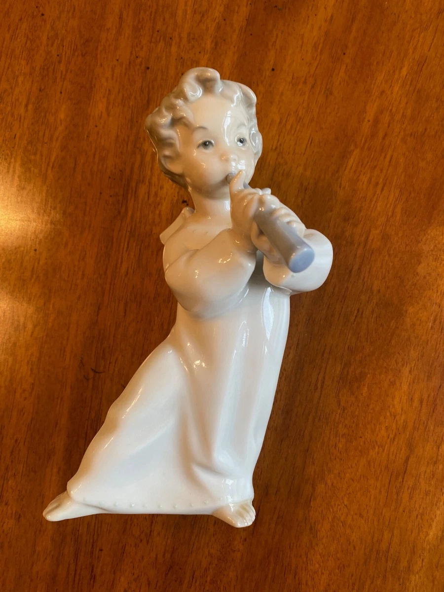Lladro Angel With Flute In Lladro Angel Figurines for sale | eBay