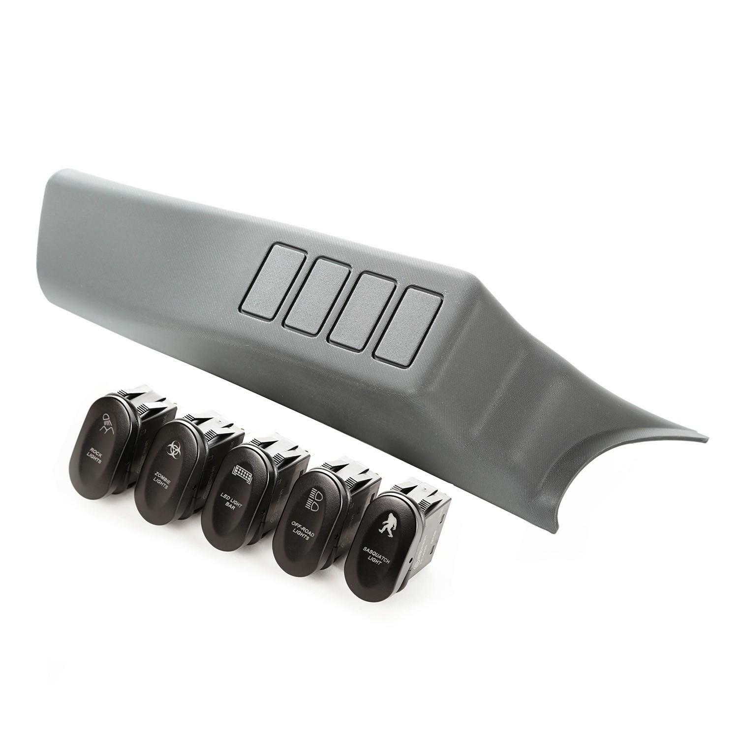 Pod interrupteurs montant A gauche pour Jeep Wrangler JK 2007-2010