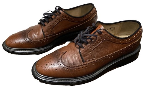 ECCO Mens Light Shock Point Black Leather Lace Up Size 44  display picture 3