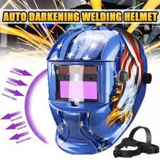 NEW Solar Auto Darkening Welding Helmet Arc Tig Mig Mask Grinding Welder Hood US