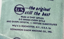 Hamilton Watch Crystal GS G-S Germanow-Simon Vintage NOS, Multiple Styles