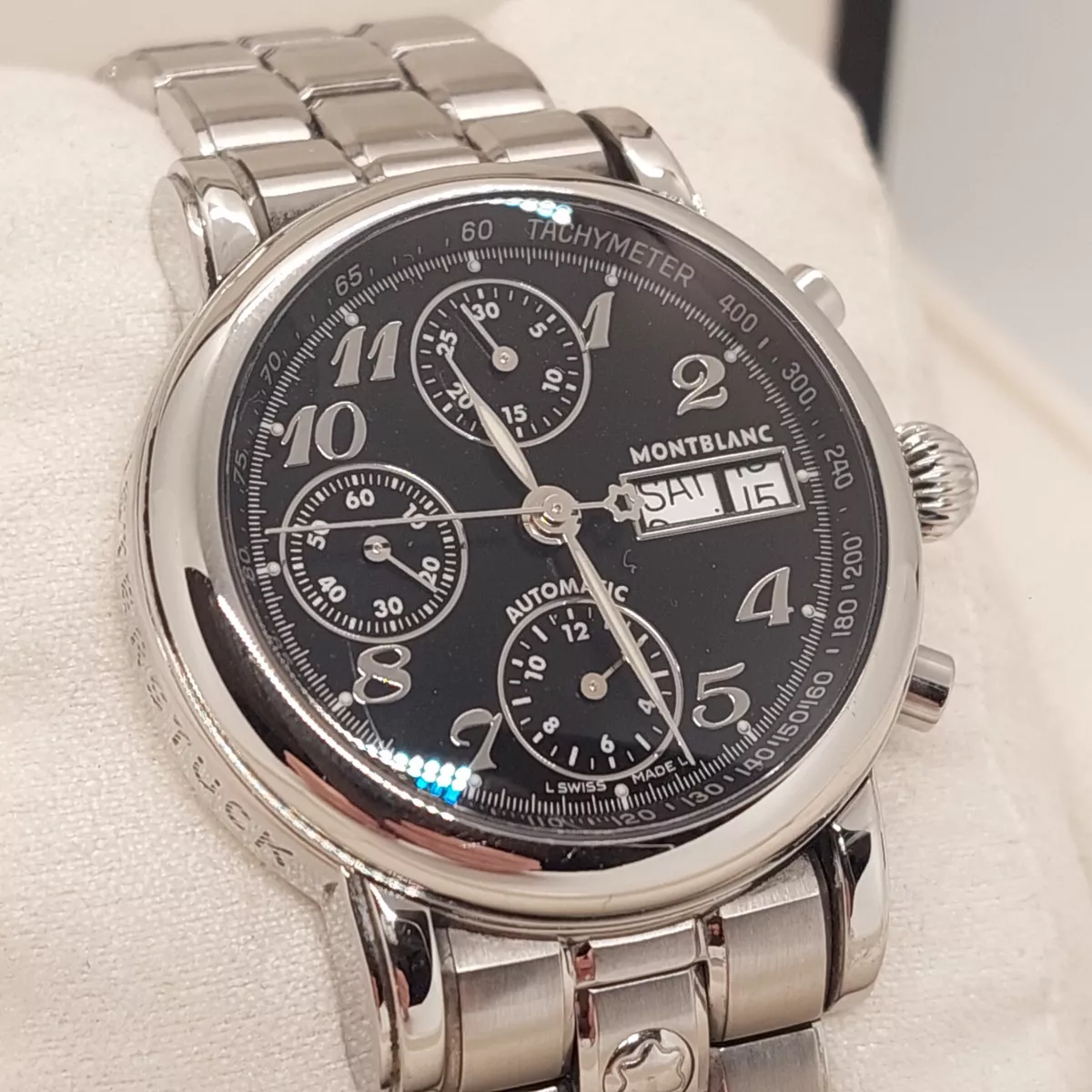 Montblanc 4810 Chronograph Dial SS Bracelet Watch | eBay