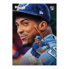 2022 Topps Wander Franco RC Game within the Game Paul Jennis Art Card TB Rays PS