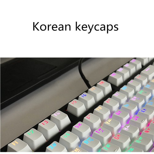 104 Key Korean 106 Key Russian Backlit Keycaps for Keyboard - Picture 10 of 13