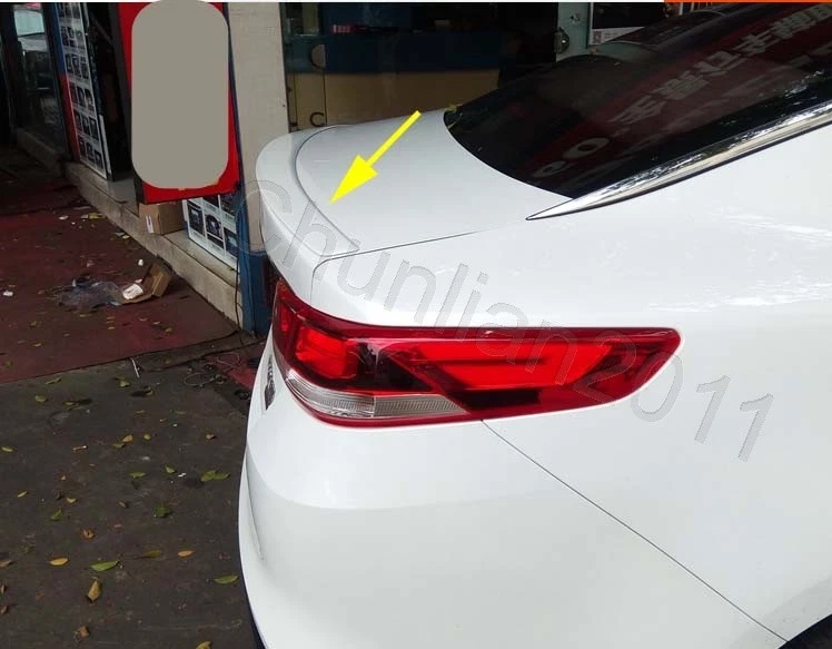 Asa spoiler estilo fábrica para 2016-2018 Kia Optima K5 Sedan 4 portas ABS - Imagem 4 de 4