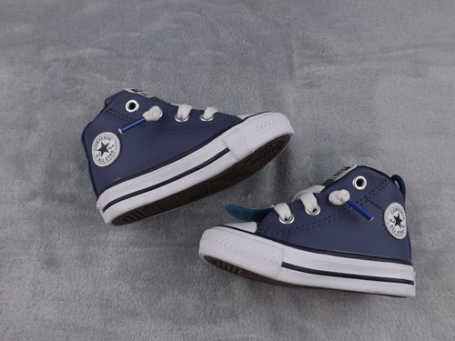 Converse Chuck Taylor All Star Sneakers NWT Infant/Baby Size 3 Blue/White - Picture 7 of 14