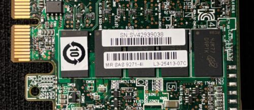LSI MegaRAID MR SAS 9271-4i Controller L3-25413 w/ BAT1S1P-A Battery **Tested** - Picture 3 of 3