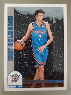 2022-23 Panini NBA Hoops Winter Tribute Chet Holmgren Rookie #282 OKC Thunder