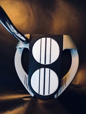 ODYSSEY TRIPLE TRACK DECALS - No Cutting!  Just Apply!   ***BLACK LINES*** GOLF