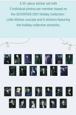 SEVENTEEN 2021 Little Wishes トレカ 全種類セット SEVENTEEN] 2021 Holiday Collection Little Wishes Seventeen