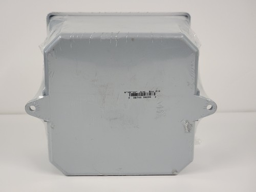 New Cantex 5133710 Weatherproof Electrical PVC Plastic Junction Box 6" x 6" x 4" - Picture 3 of 6
