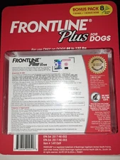 Frontline Plus for Dogs 8-Doses (8 Month Supply) Large Dog 89 To 132  lbs 