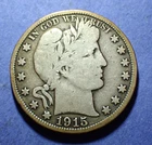 1915 Barber Half  VG