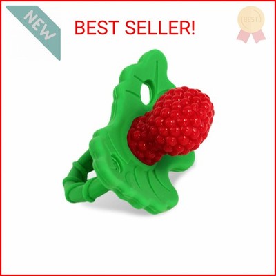 RaZbaby RaZberry Silicone Baby Teether Toy - Berrybumps Soothe Babies Sore Gums