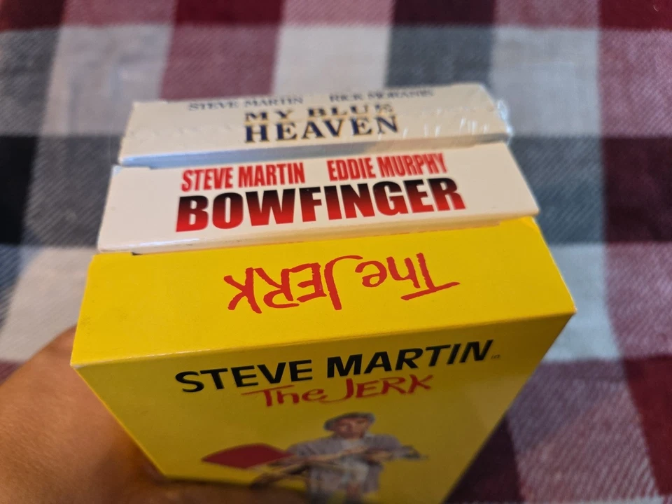 3 Vhs Lot-Steve Martin-The Jerk,Bowfinger, My Blue Heaven (New & Sealed) Free Sh - Image 4 of 4