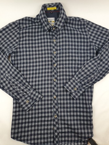 Mens Long Sleeve Shirt Bundle Gazman & Louis Martin Size M Checkered Casual - Picture 2 of 9