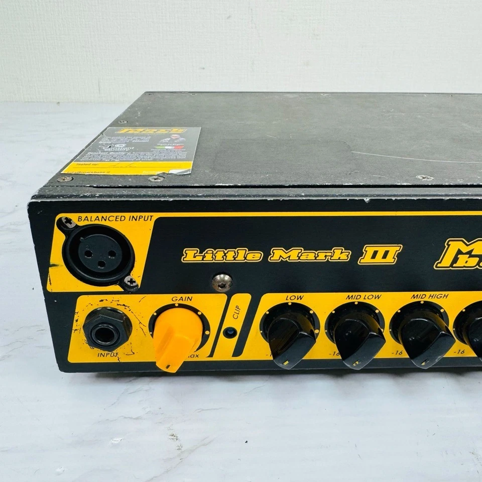 Markbass Little Mark III Bass Amp Head 500W | Lightweight Pro Amp / VPF & VLE EQ - Image 2 of 4