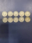 silver mercury dimes lot of 10