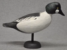MIKE BORRETT WI HIGHLY DETAILED STANDING GOLDENEYE DRAKE DUCK DECOY BRANDED OP