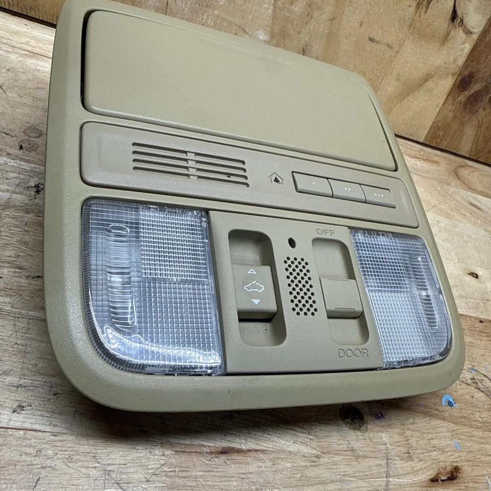 2008-2012 Honda Accord Roof Overhead Console Dome Light Tan Beige Oem - Image 2 of 4