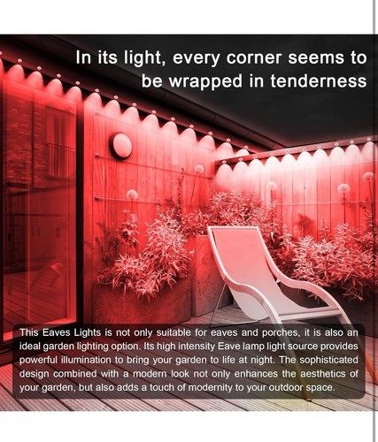 300ft Permanent Outdoor Lights,RGB Eaves Light with App Control Remote,DIY IP... - Picture 11 of 13