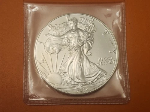 2018 American Silver Eagle 1 oz  .999 Fine Silver Coin