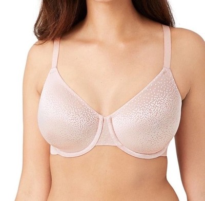 Wacoal 855303 Back Appeal Underwire Back Smoothing Bra Rose Dust NWT 40C