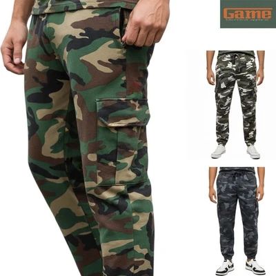 Game Mens Army ACU Digital Camouflage Jogging Bottoms Military Camo Jogger - Image 1 of 4