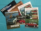 LOT 7---1969-1972-1973 DATSUN "SPORTS CARS +" Car Dealer Sales Brochures