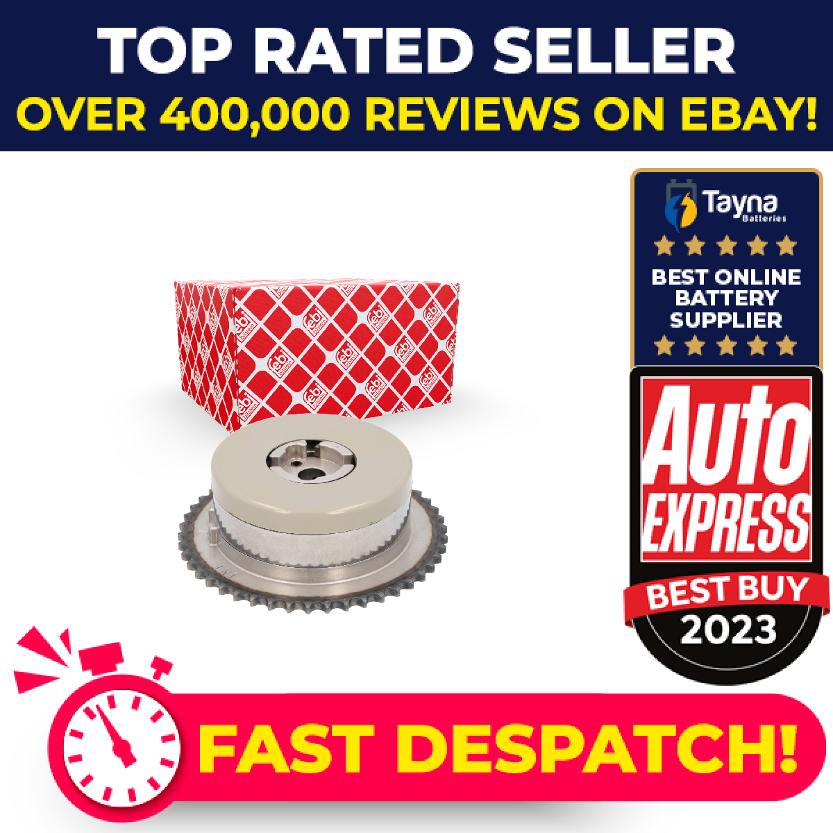 Camshaft Adjuster fits CHEVROLET MALIBU V300 2.4 Intake side 2012 on 12578515