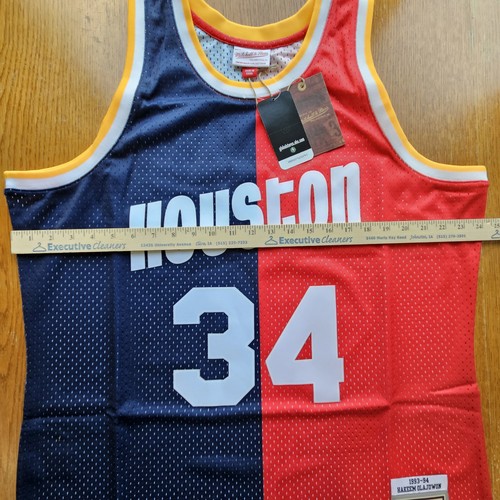 NEW HAKEEM OLAJUWON Mitchell & Ness 1993-94 Hardwood Classics Swingman Jersey XL - Picture 4 of 13