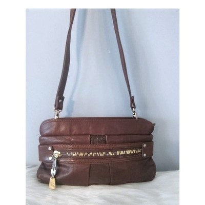 See by Chloe zipper leather 2-way bag clutch EUC
