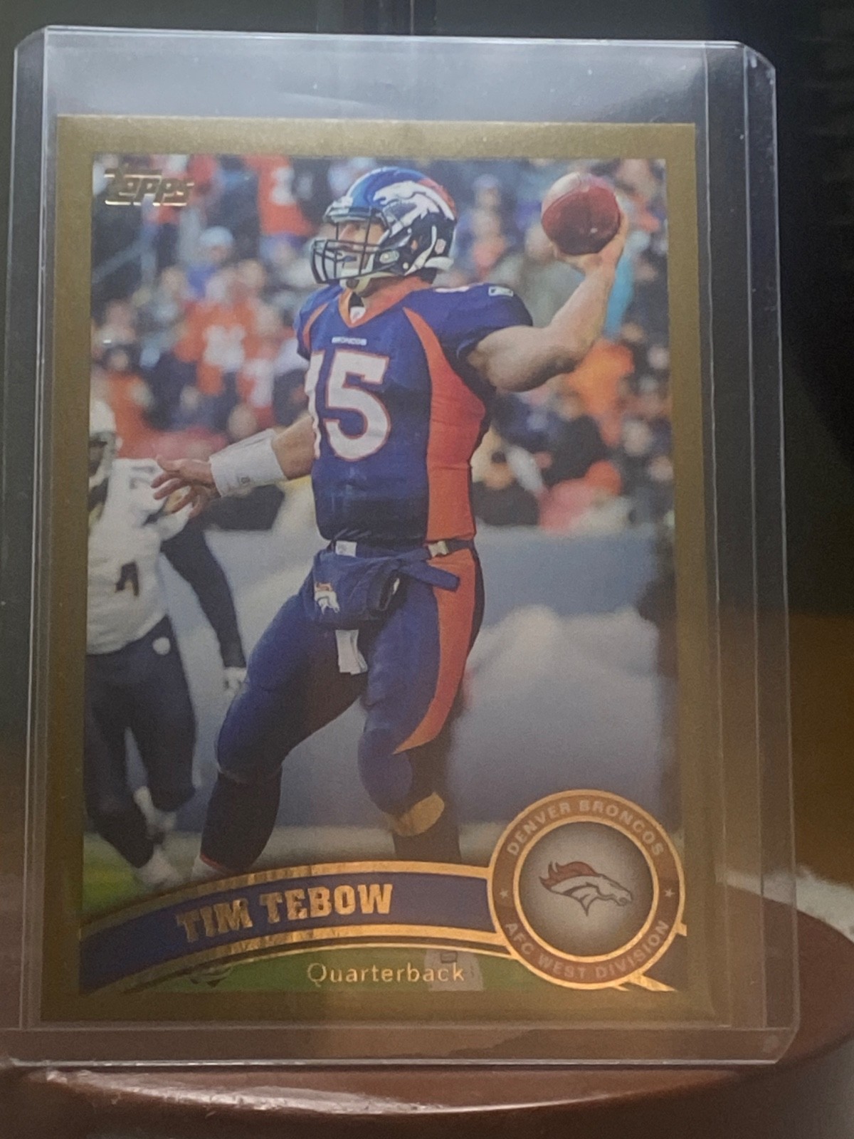 2011 Topps - Tim Tebow #210 Gold /2011