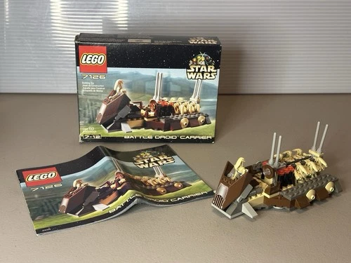 Vintage LEGO Star Wars: Battle Droid Carrier (7126) COMPLETE with Box READ