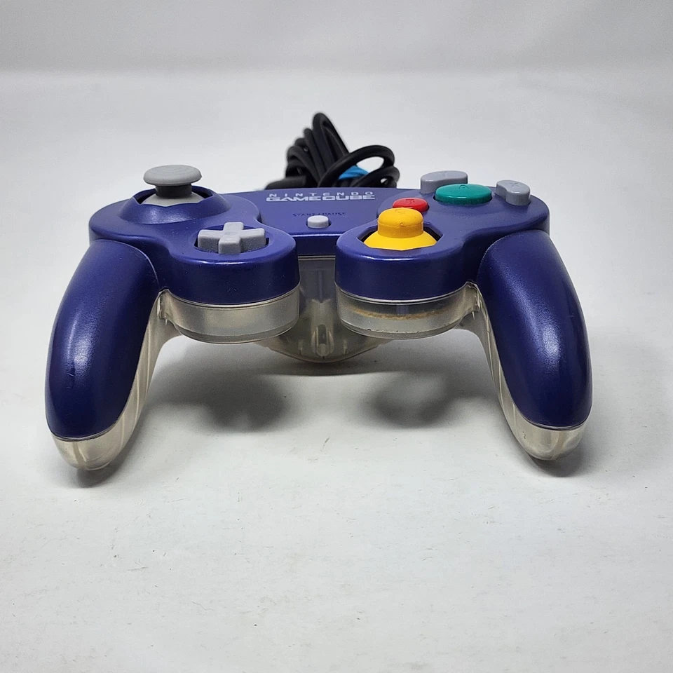 Nintendo GameCube Indigo Clear Controller Official Very Good Condition - Image 3 of 4