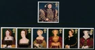 1997 GB KING HENRY 8th & 6 WIVES SET OF 7 FINE MINT MNH SG1965-SG1971