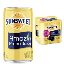 Sunsweet Prune Juice - Pack of 8 Cans - 7.5 oz - 0.5 Fl Oz Pack 2 