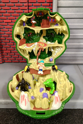 #ad 1992 Vintage Mighty Max Slays the Doom Dragon Playset Complete Bluebird $74.95