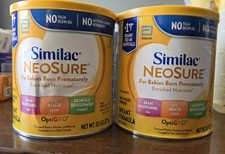 2 Cans Similac NeoSure Powder - 13.1oz Exp 06/01/2028
