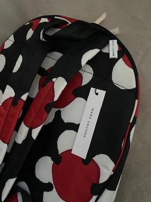 MARC JACOBS Double Pack Daisy Print Nylon Backpack (Red Multi