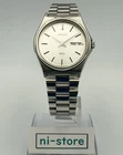 Vintage SEIKO SPIRIT 7N48-7000 Quartz Silver Dial Day/Date Watch Japan - Rank B