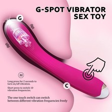 Powerful G-Spot Finger Vibrator Vagina Massager Clitoris Stimulator Sex Toys US