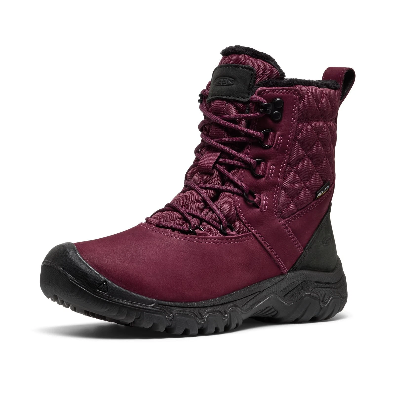 KEEN Women's Greta 2 Classic Style Durable Comfortable Insulated 8, Fig/Black