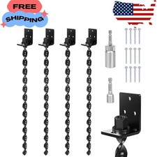 24" Heavy Duty Ground Anchors Screw in, Set of 4 Mobile Home Anchors