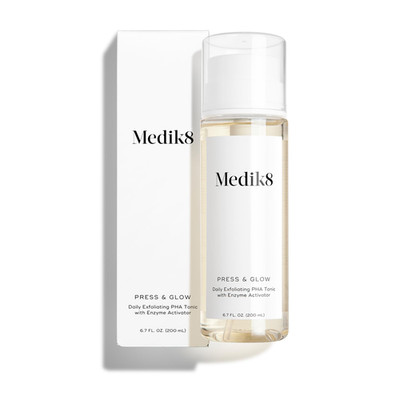 Medik8 Press And Glow Daily Exfoliating Pha Tonic Enzyme Activator -
