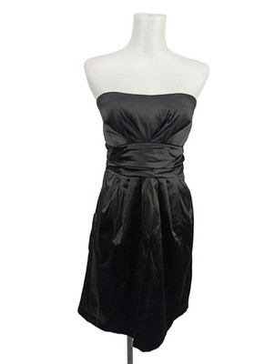 AMISU Bustierkleid Damen Kleid Gr. DE 38 schwarz Elegant
