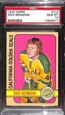 1972 Topps #113 DICK REDMOND PSA 10 GEM-MT 17949517 