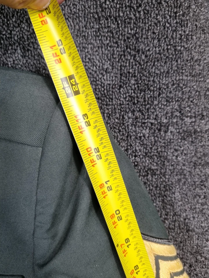 Vintage DSCP Coat Mens 38S Wool Polyester Dress Uniform Military Jacket 90s - Image 4 of 4