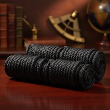 4 PCS 3/8 in  15 FT Boat Dock Lines, Nylon Dock Line Double Braided, Boat Rope