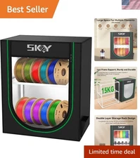 Waterproof and Dustproof 3D Printing Filament Box - 2-Tier Design for 10 Rolls